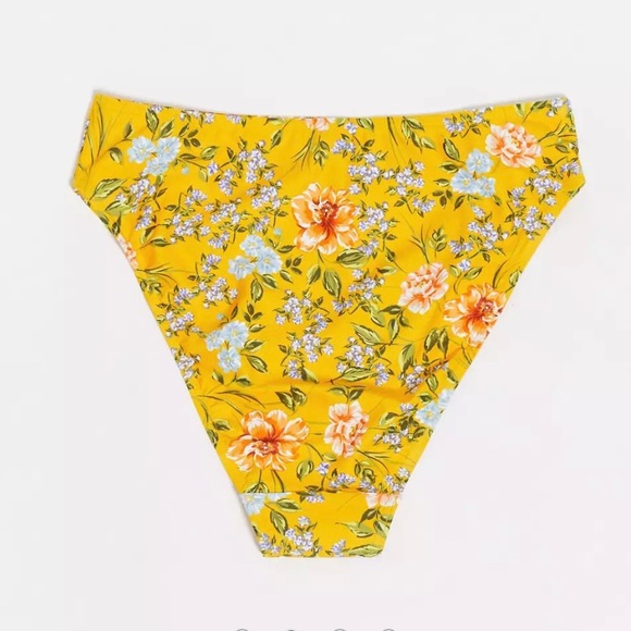 Figleaves bikini set in yellow floral - Picture 5 of 6